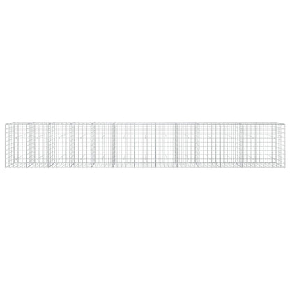vidaXL Gabion with 3.5 mm Wire and 10x10 cm Mesh 650x30x100 cm 3