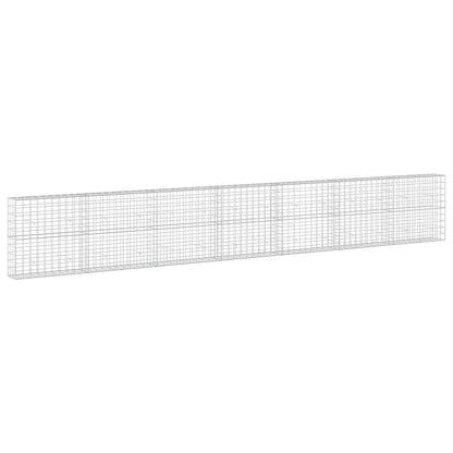 vidaXL Gabion with 3.5 mm Wire and 10x10 cm Mesh 700x30x100 cm 2