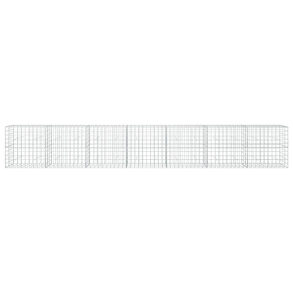 vidaXL Gabion with 3.5 mm Wire and 10x10 cm Mesh 700x30x100 cm 3