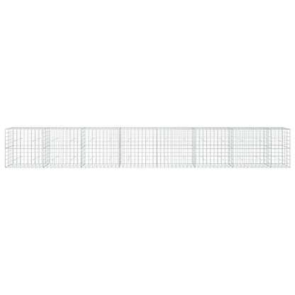 vidaXL Gabion with 3.5 mm Wire and 10x10 cm Mesh 750x30x100 cm 3