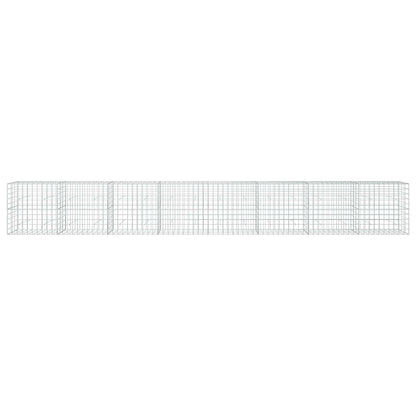 vidaXL Gabion with 3.5 mm Wire and 10x10 cm Mesh 800x30x100 cm 3