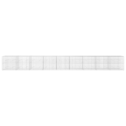 vidaXL Gabion with 3.5 mm Wire and 10x10 cm Mesh 900x30x100 cm 3