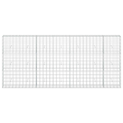 vidaXL Gabion with 3.5 mm Wire and 10x10 cm Mesh 350x30x150 cm 3