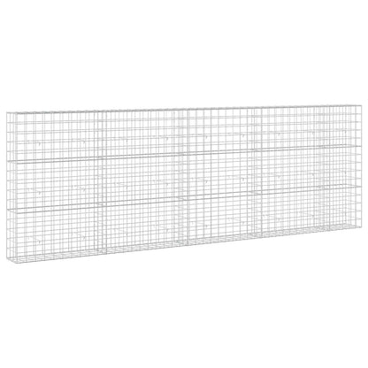 vidaXL Gabion with 3.5 mm Wire and 10x10 cm Mesh 450x30x150 cm 2