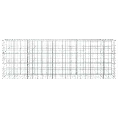 vidaXL Gabion with 3.5 mm Wire and 10x10 cm Mesh 450x30x150 cm 3