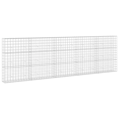 vidaXL Gabion with 3.5 mm Wire and 10x10 cm Mesh 500x30x150 cm 2