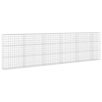 vidaXL Gabion with 3.5 mm Wire and 10x10 cm Mesh 550x30x150 cm 2