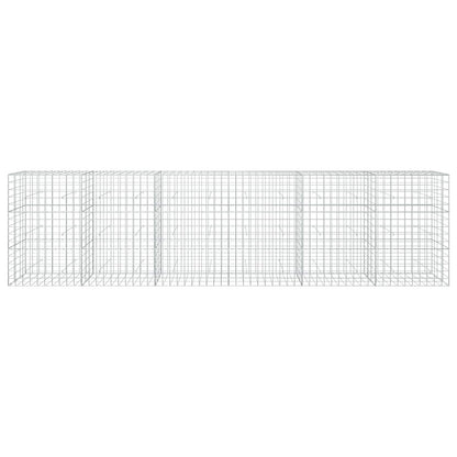 vidaXL Gabion with 3.5 mm Wire and 10x10 cm Mesh 600x30x150 cm 3