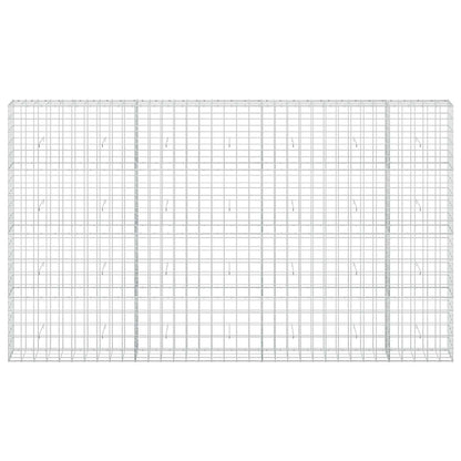 vidaXL Gabion with 3.5 mm Wire and 10x10 cm Mesh 350x30x200 cm 3