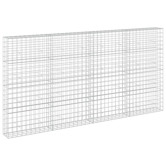 vidaXL Gabion with 3.5 mm Wire and 10x10 cm Mesh 400x30x200 cm 2