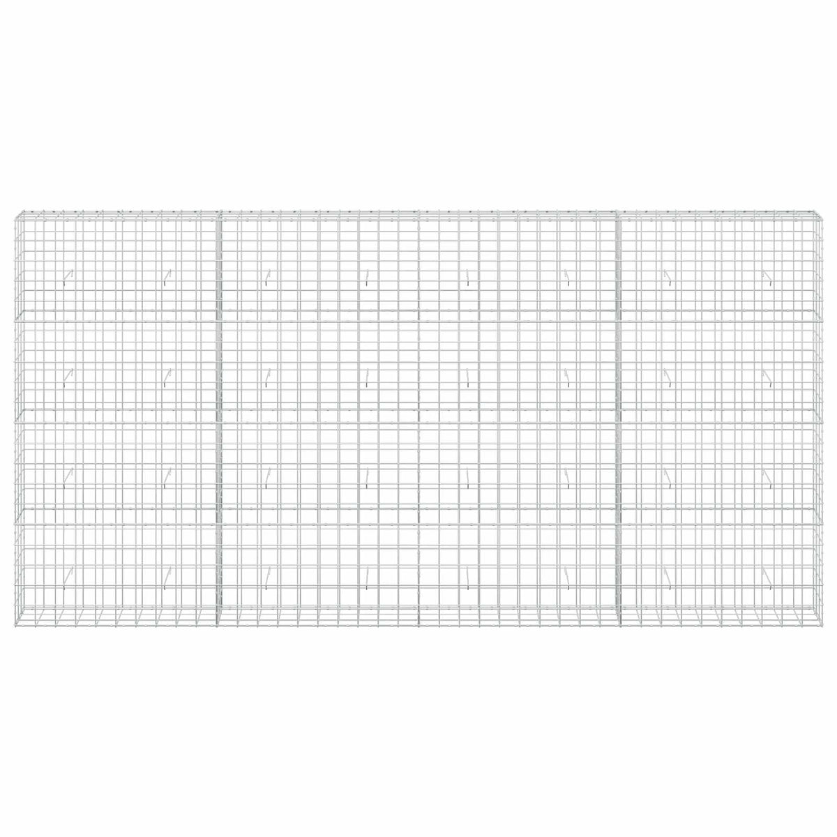 Gabion with 3.5 mm Wire and 10x10 cm Mesh 50x30x200 cm Height 200 cm Thickness 30 cm 50–1000 cm 400 cm
