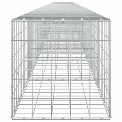 vidaXL Gabion with 3.5 mm Wire and 10x10 cm Mesh 900x50x50 cm 4