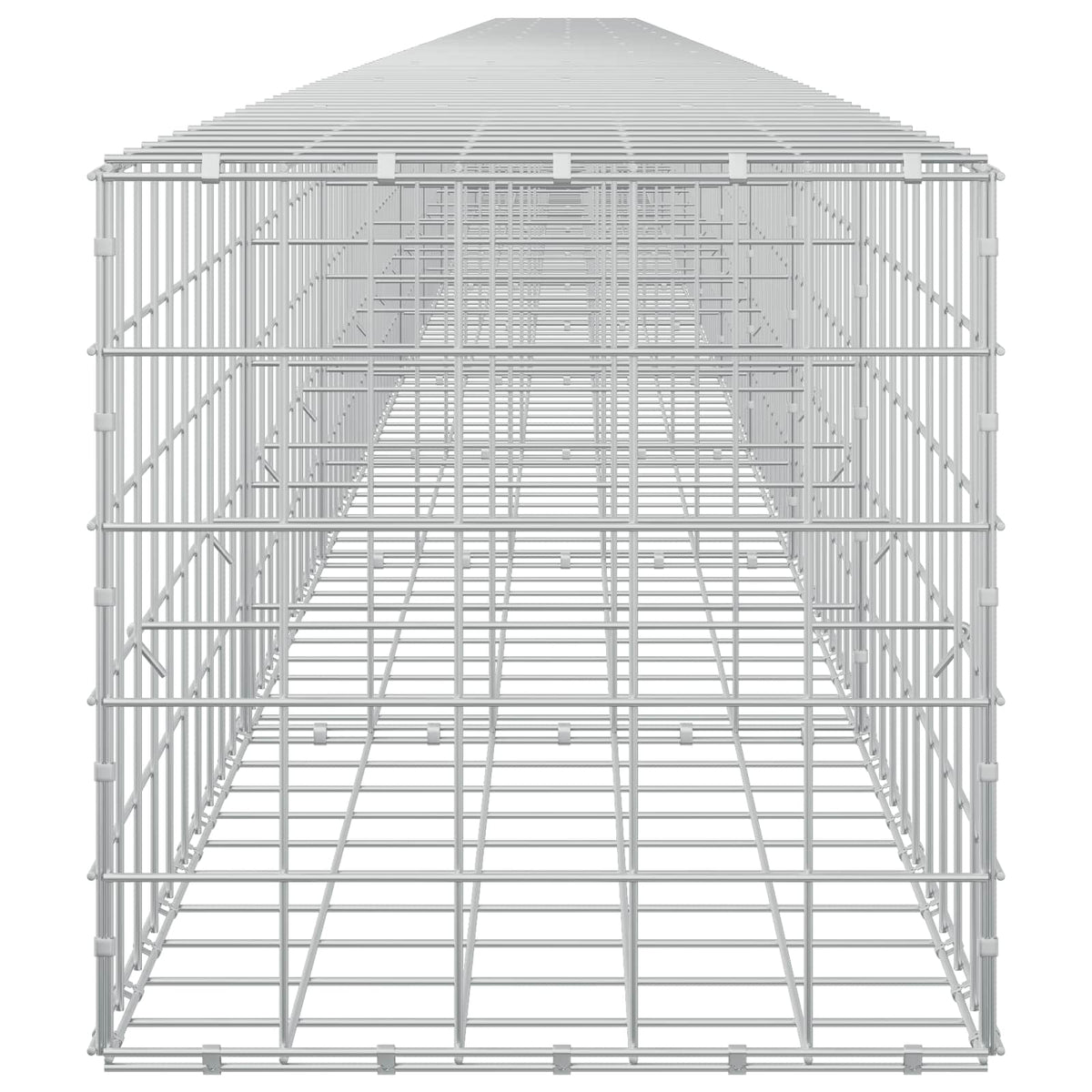 vidaXL Gabion with 3.5 mm Wire and 10x10 cm Mesh 1200x50x50 cm 4