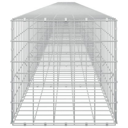 vidaXL Gabion with 3.5 mm Wire and 10x10 cm Mesh 1200x50x50 cm 4