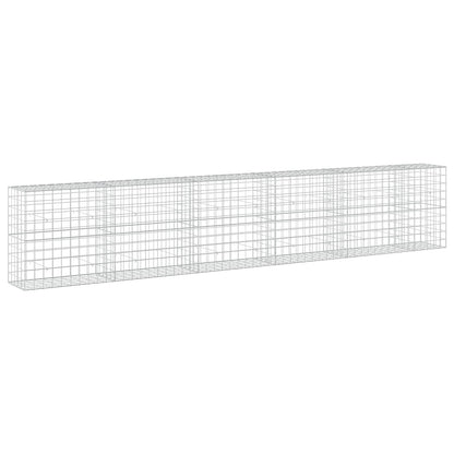vidaXL Gabion with 3.5 mm Wire and 10x10 cm Mesh 550x50x100 cm 2