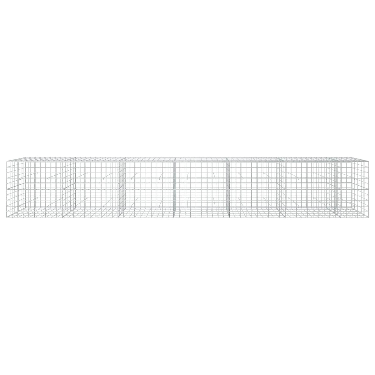 Gabion with 3.5 mm Wire and 10x10 cm Mesh 50x50x100 cm Height 100 cm Thickness 50 cm 50–1000 cm 650 cm