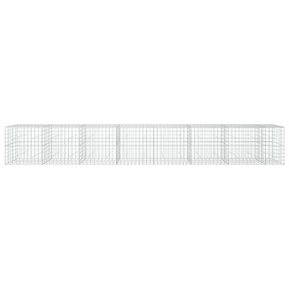 vidaXL Gabion with 3.5 mm Wire and 10x10 cm Mesh 750x50x100 cm 3