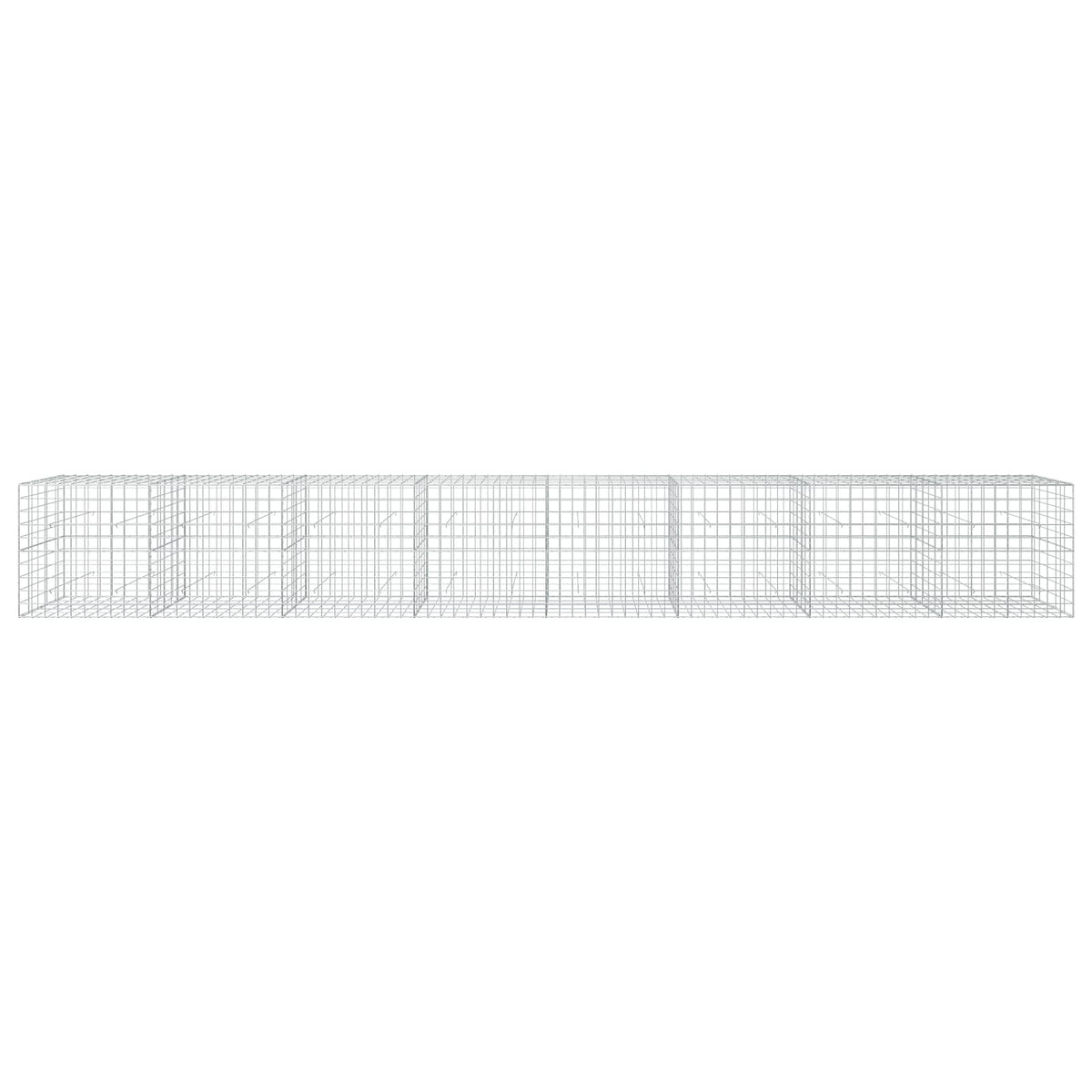 Gabion with 3.5 mm Wire and 10x10 cm Mesh 50x50x100 cm Height 100 cm Thickness 50 cm 50–1000 cm 800 cm
