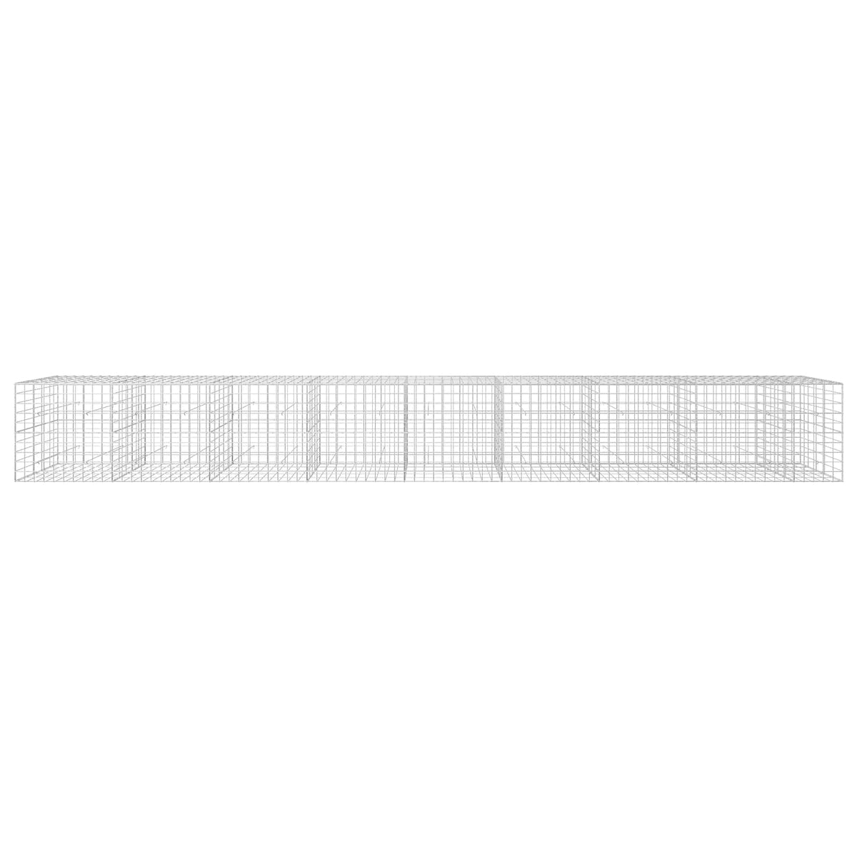 vidaXL Gabion with 3.5 mm Wire and 10x10 cm Mesh 850x50x100 cm 3