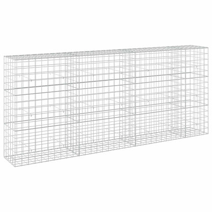vidaXL Gabion with 3.5 mm Wire and 10x10 cm Mesh 350x50x150 cm 2