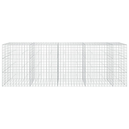 vidaXL Gabion with 3.5 mm Wire and 10x10 cm Mesh 450x50x150 cm 3