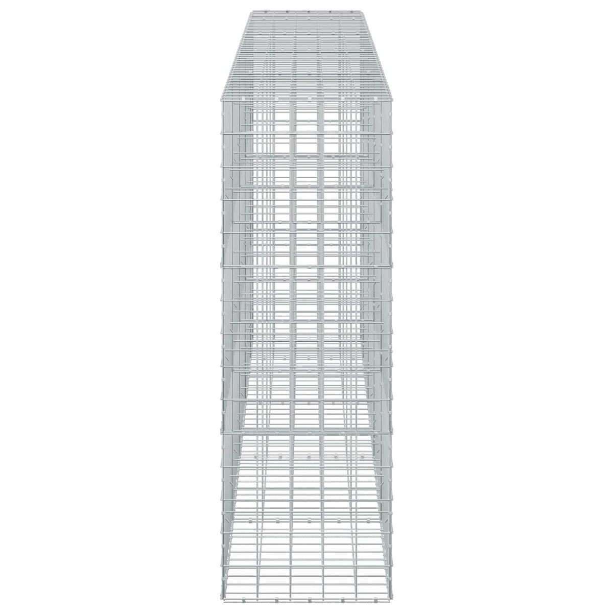 vidaXL Gabion with 3.5 mm Wire and 10x10 cm Mesh 450x50x150 cm 4