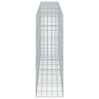 vidaXL Gabion with 3.5 mm Wire and 10x10 cm Mesh 450x50x150 cm 4