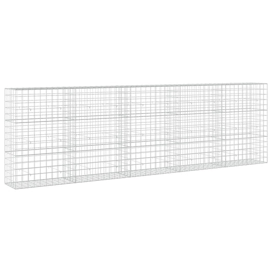 vidaXL Gabion with 3.5 mm Wire and 10x10 cm Mesh 500x50x150 cm 2