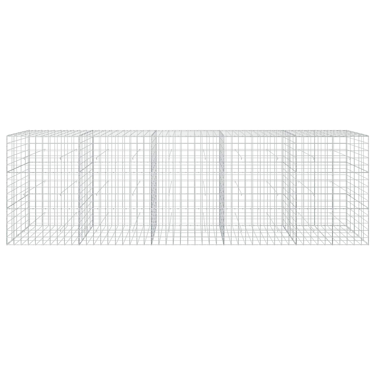 Gabion with 3.5 mm Wire and 10x10 cm Mesh 50x50x150 cm Height 150 cm Thickness 50 cm 50–1000 cm 500 cm