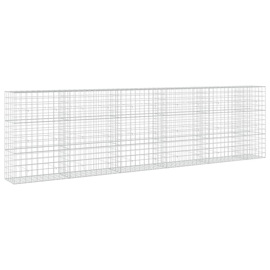 vidaXL Gabion with 3.5 mm Wire and 10x10 cm Mesh 550x50x150 cm 2