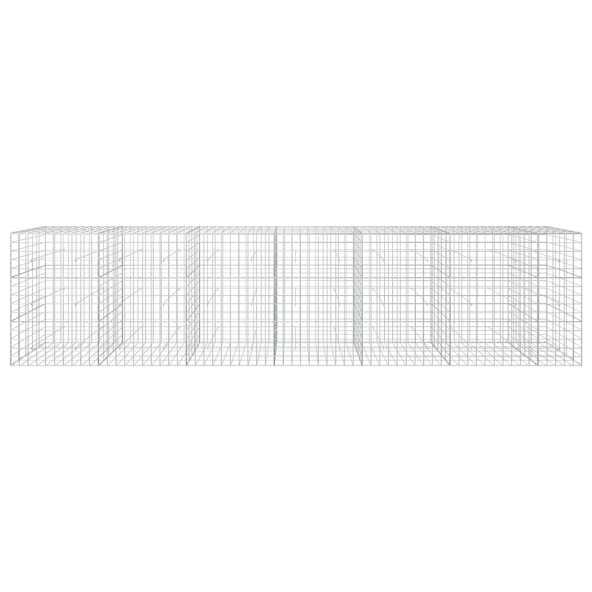 Gabion with 3.5 mm Wire and 10x10 cm Mesh 50x50x150 cm Height 150 cm Thickness 50 cm 50–1000 cm 650 cm