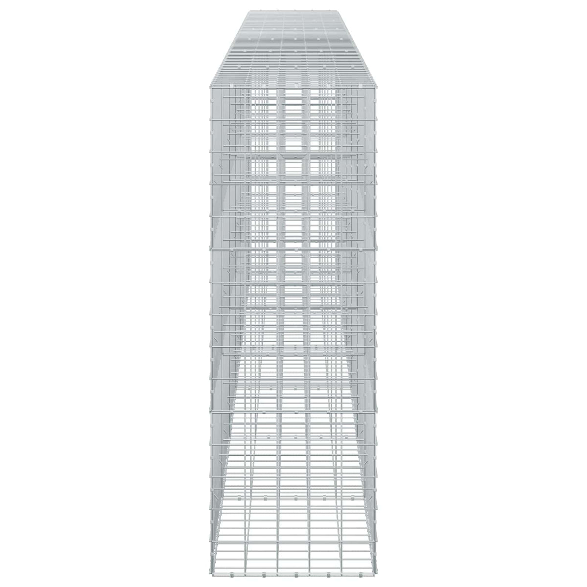 vidaXL Gabion with 3.5 mm Wire and 10x10 cm Mesh 650x50x150 cm 4