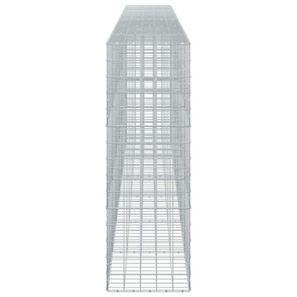vidaXL Gabion with 3.5 mm Wire and 10x10 cm Mesh 650x50x150 cm 4