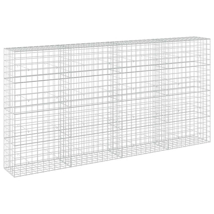 vidaXL Gabion with 3.5 mm Wire and 10x10 cm Mesh 400x50x200 cm 2