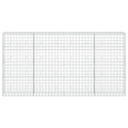 vidaXL Gabion with 3.5 mm Wire and 10x10 cm Mesh 400x50x200 cm 3