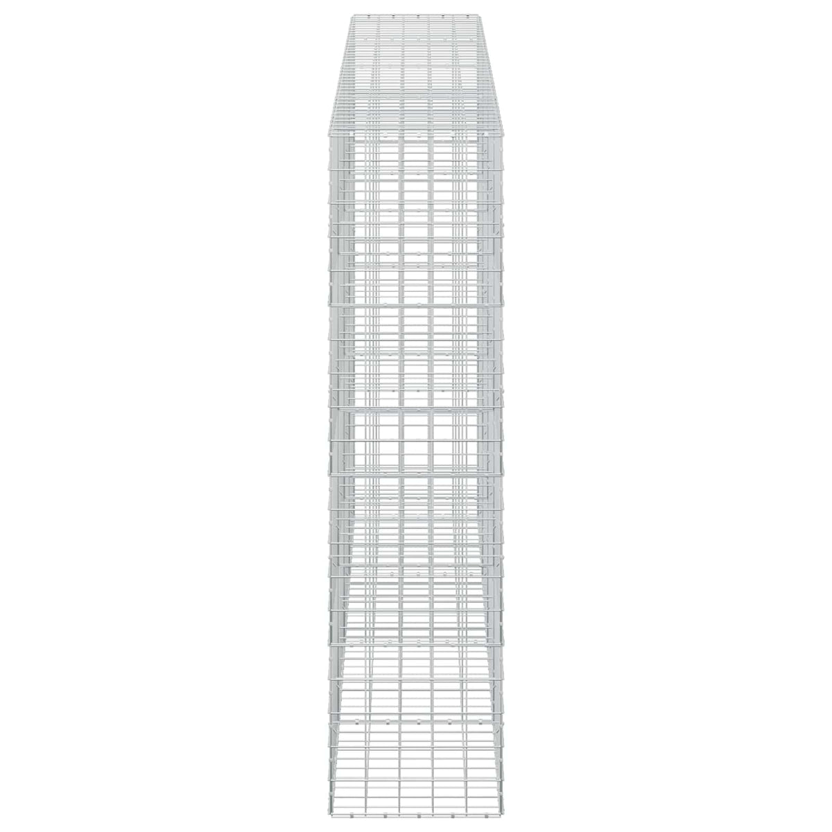 vidaXL Gabion with 3.5 mm Wire and 10x10 cm Mesh 400x50x200 cm 4