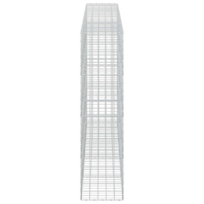 vidaXL Gabion with 3.5 mm Wire and 10x10 cm Mesh 400x50x200 cm 4