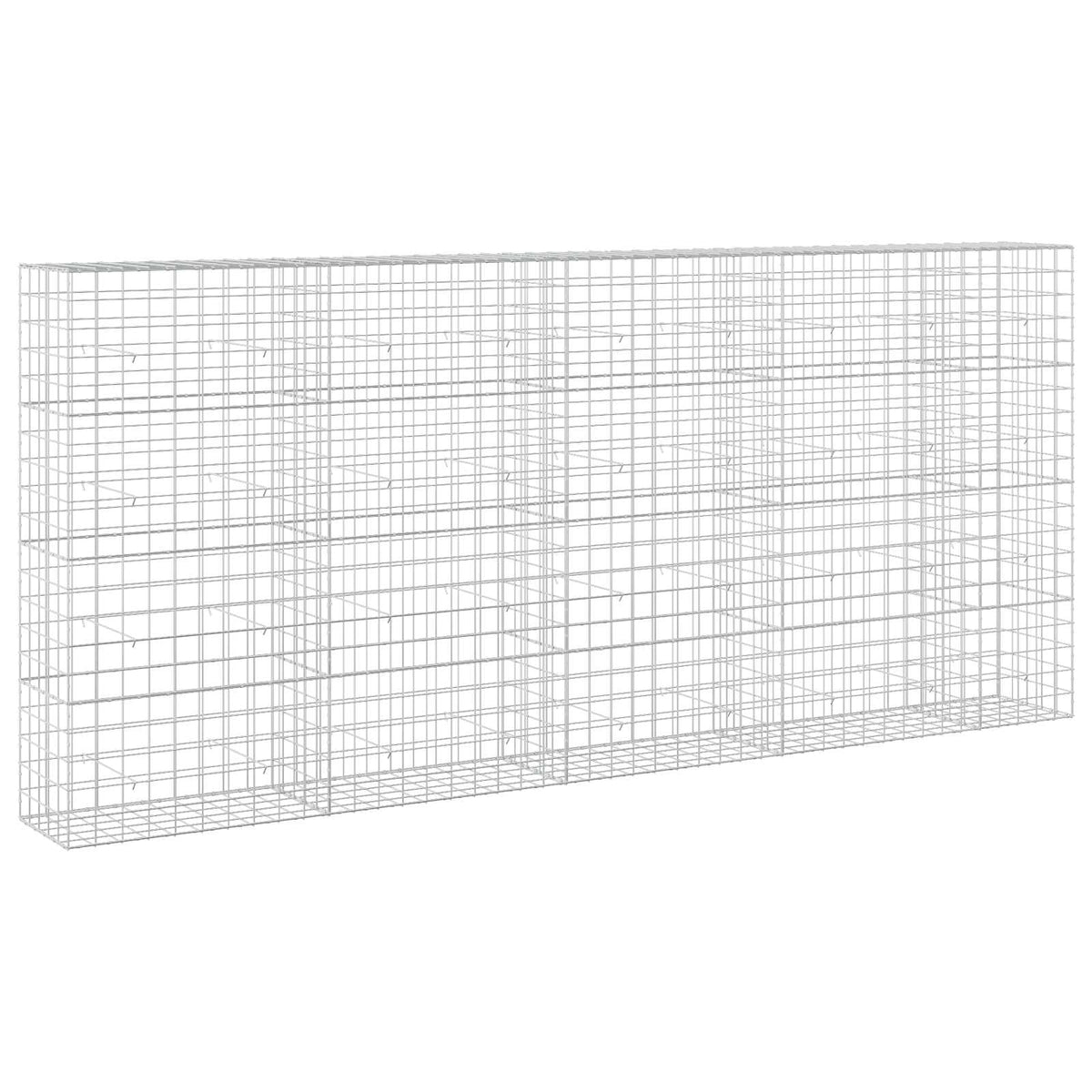vidaXL Gabion with 3.5 mm Wire and 10x10 cm Mesh 450x50x200 cm 2