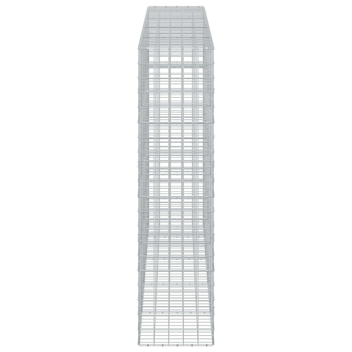 vidaXL Gabion with 3.5 mm Wire and 10x10 cm Mesh 450x50x200 cm 4