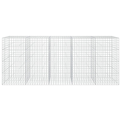 vidaXL Gabion with 3.5 mm Wire and 10x10 cm Mesh 500x50x200 cm 3
