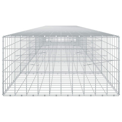 vidaXL Gabion with 3.5 mm Wire and 10x10 cm Mesh 650x100x50 cm 4