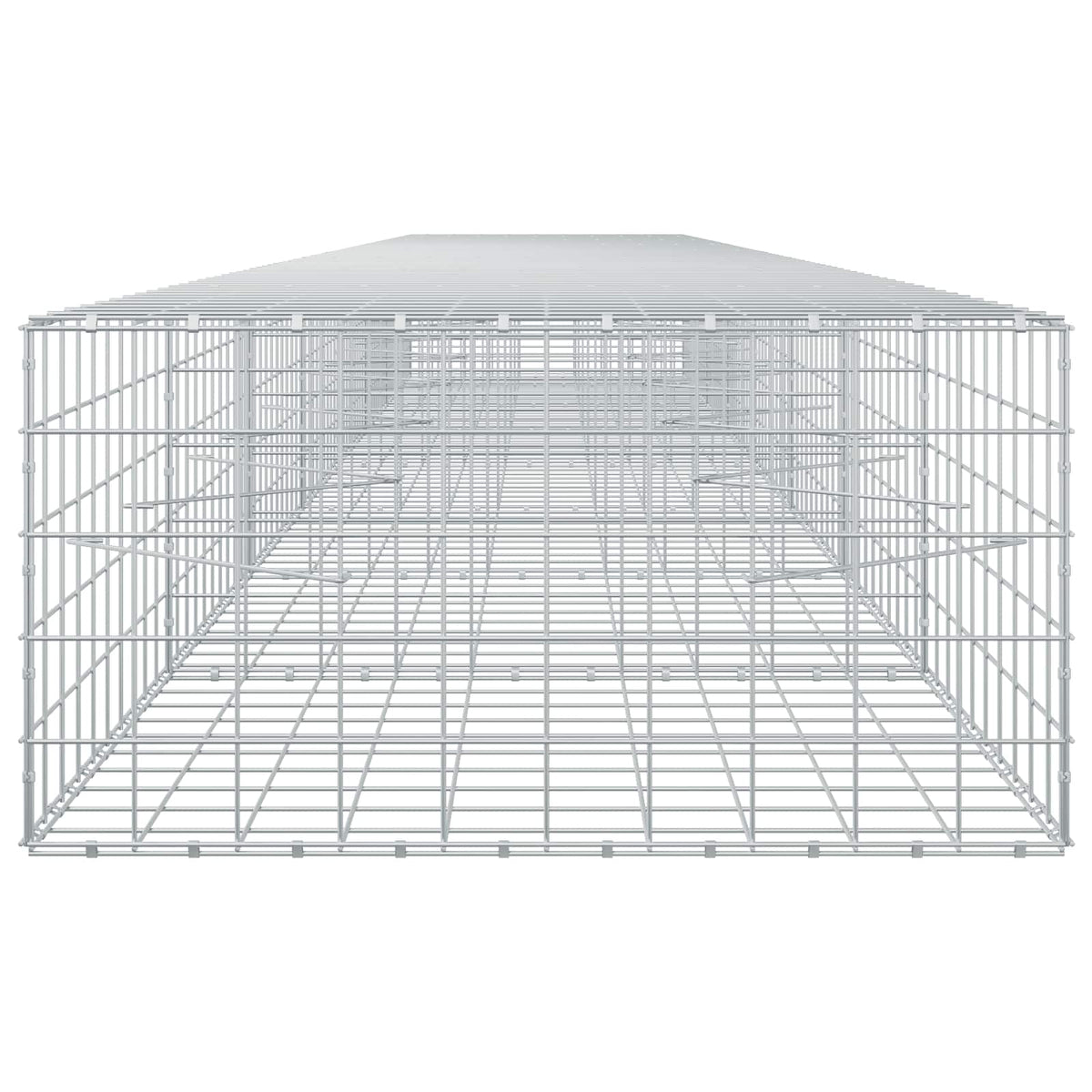 vidaXL Gabion with 3.5 mm Wire and 10x10 cm Mesh 750x100x50 cm 4