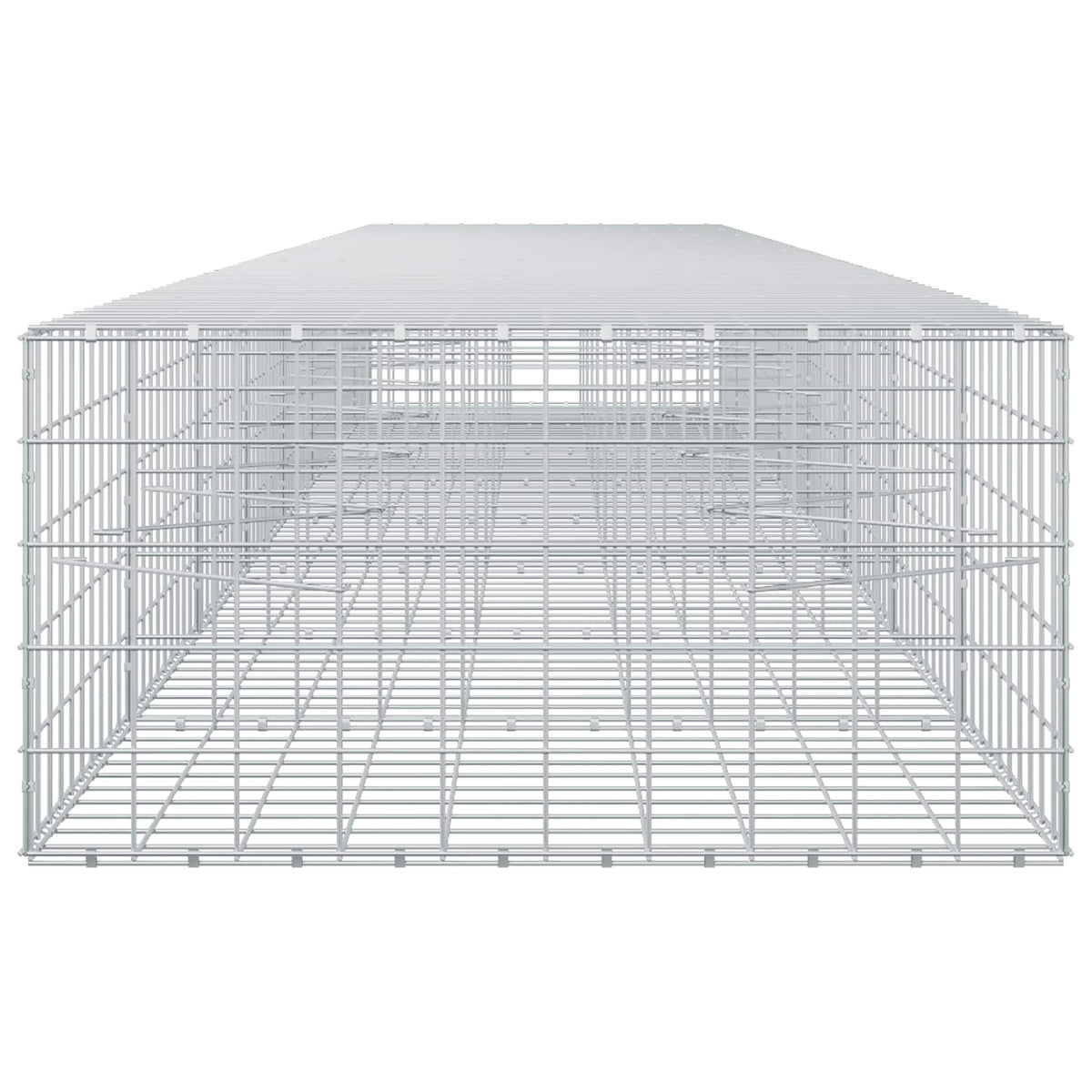 vidaXL Gabion with 3.5 mm Wire and 10x10 cm Mesh 800x100x50 cm 4