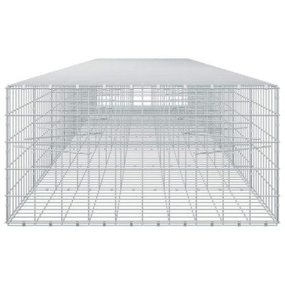 vidaXL Gabion with 3.5 mm Wire and 10x10 cm Mesh 800x100x50 cm 4