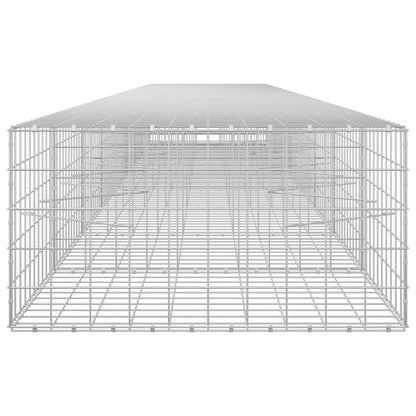vidaXL Gabion with 3.5 mm Wire and 10x10 cm Mesh 850x100x50 cm 4