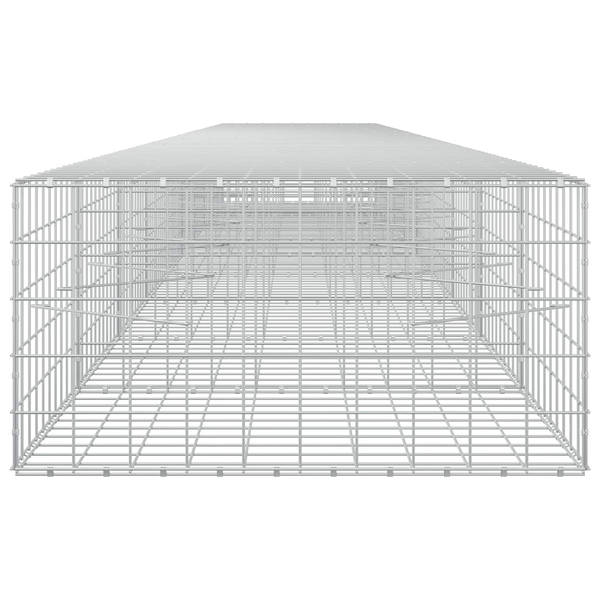 vidaXL Gabion with 3.5 mm Wire and 10x10 cm Mesh 950x100x50 cm 4