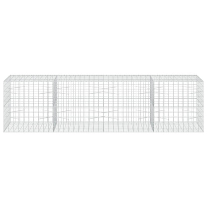 vidaXL Gabion with 3.5 mm Wire and 10x10 cm Mesh 400x100x100 cm 3