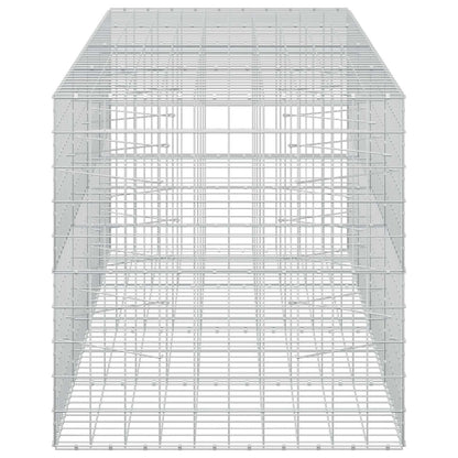 vidaXL Gabion with 3.5 mm Wire and 10x10 cm Mesh 400x100x100 cm 4