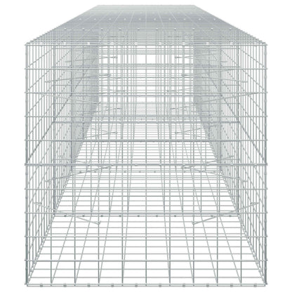 vidaXL Gabion with 3.5 mm Wire and 10x10 cm Mesh 500x100x100 cm 4