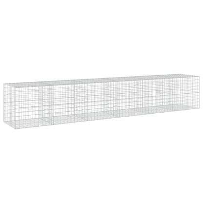 vidaXL Gabion with 3.5 mm Wire and 10x10 cm Mesh 600x100x100 cm 2